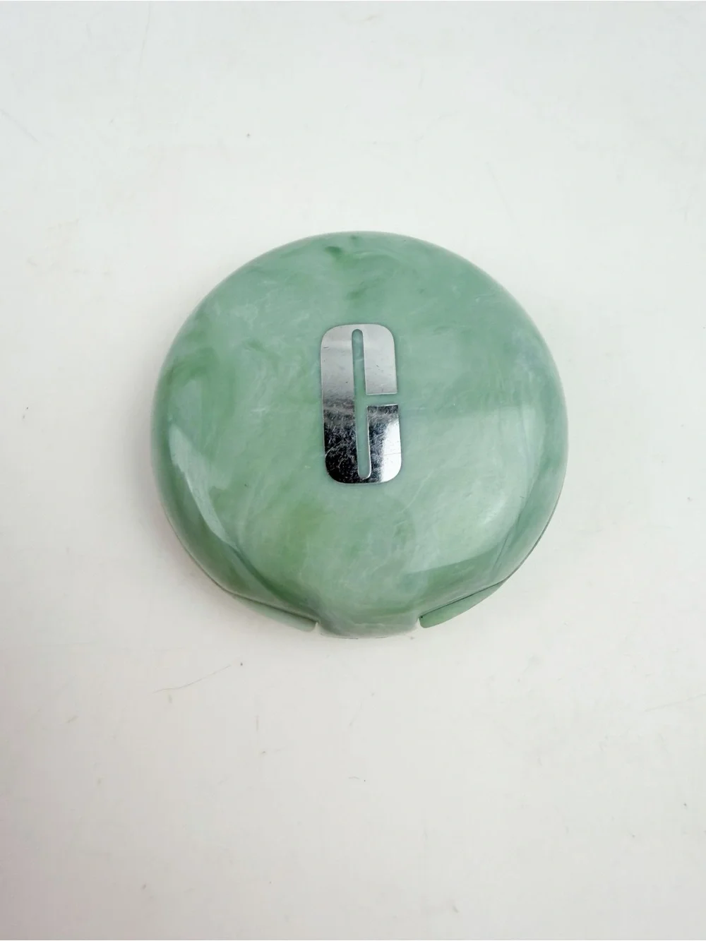 Vtg Clinique Different Blusher Different Grape Green Marble Compact .08oz New